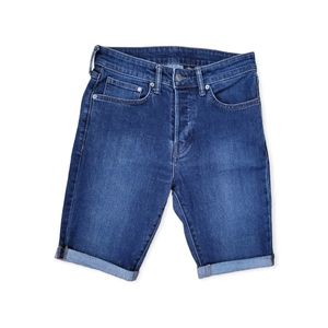 H&M Skinny Denim Bermuda Shorts